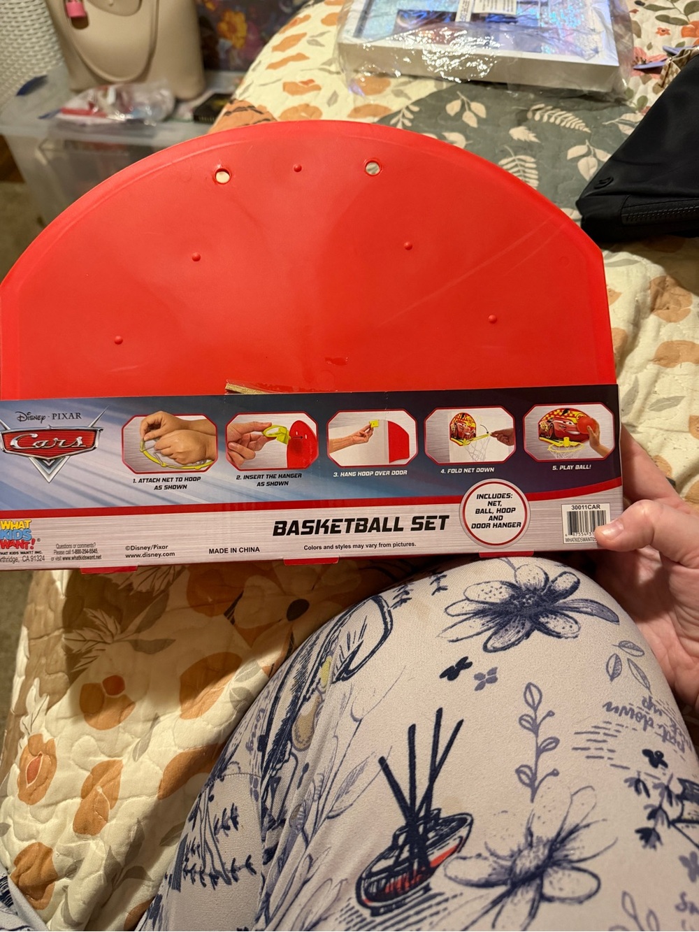 Cars Basketball Hoop Set - Picture 2 of 3